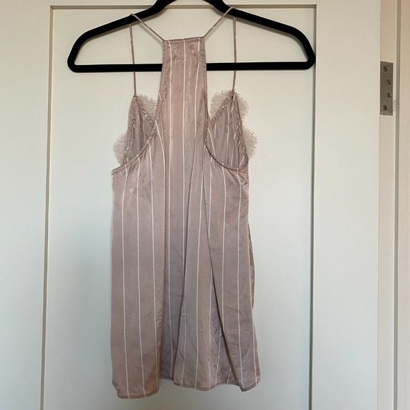 CAMI NYC Racer Back Tank Blush Pinstriped Size XS - Picture 2 of 7